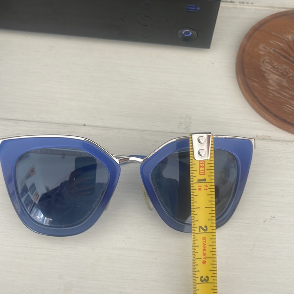 Prada Absolute Aviator Blue Sunglasses - Picture 10 of 11